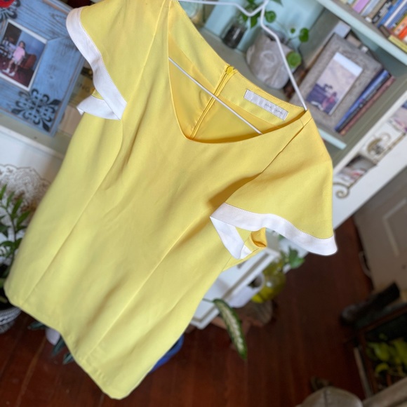 Ana Capri banana yellow cap sleeve dress - Picture 11 of 14
